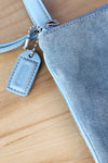Coach Soft Blue Suede Crossbody