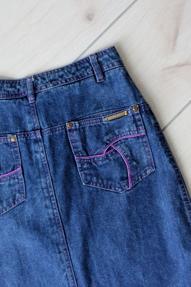 Rolling Wheels Denim Skirt XS/S