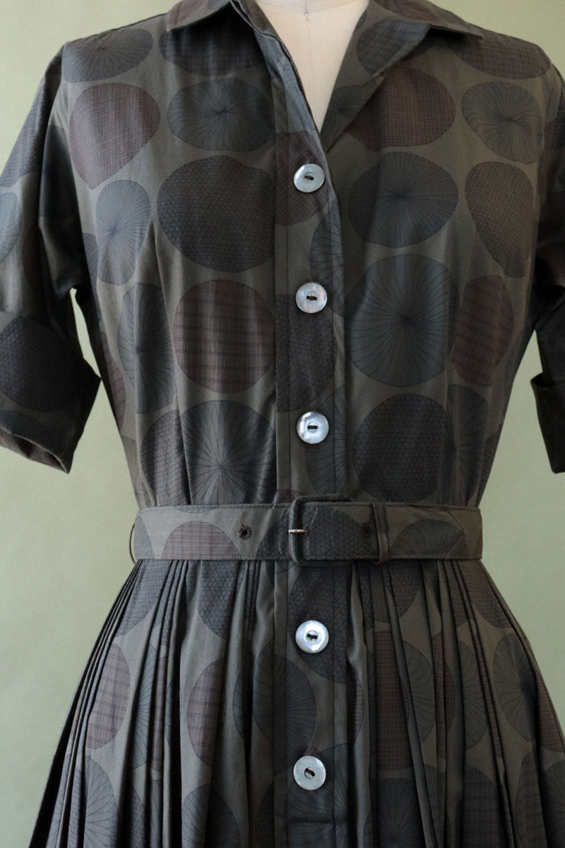 Serbin Spirograph Shirtdress XS/S