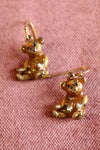 Metallic Teddy Bear Dangles