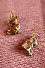 Metallic Teddy Bear Dangles
