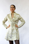 Metallic Brocade Dress Tunic S