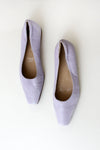 Lavender Leather Flats 7