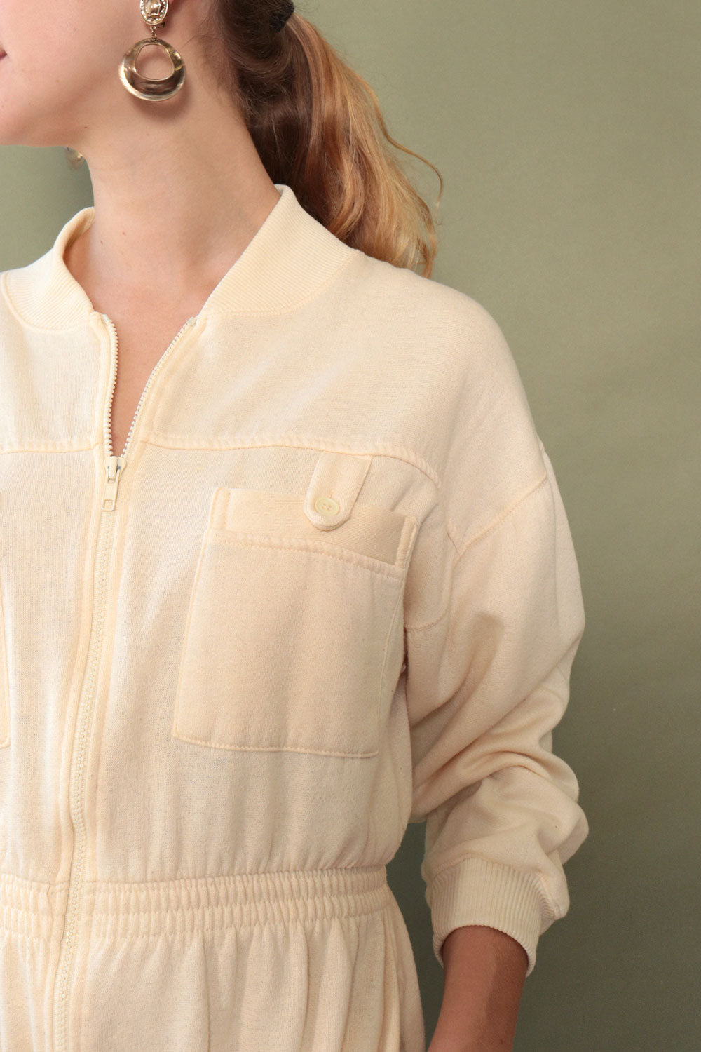 Ivory Sweat Jumpsuit M/L