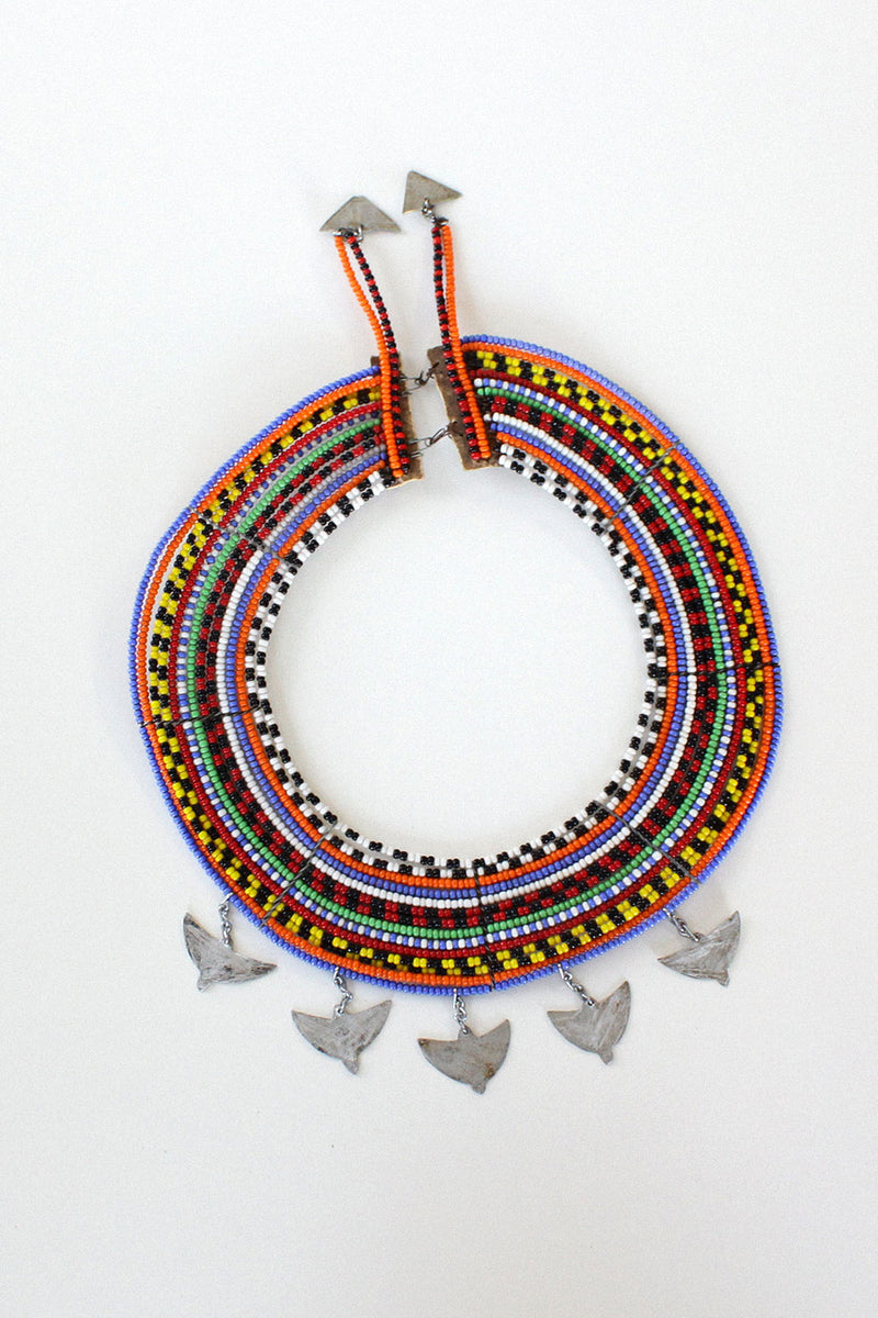 Maasai Beaded Collar Necklace