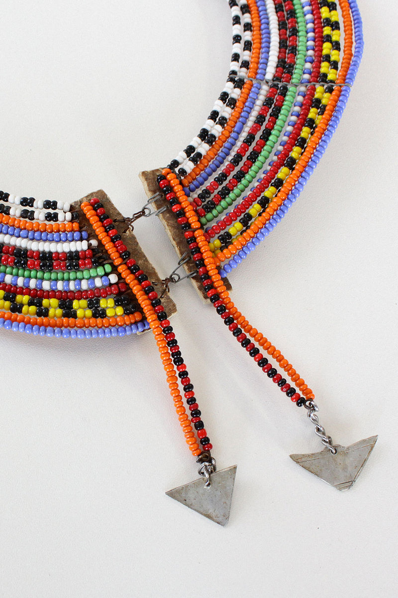 Maasai Beaded Collar Necklace