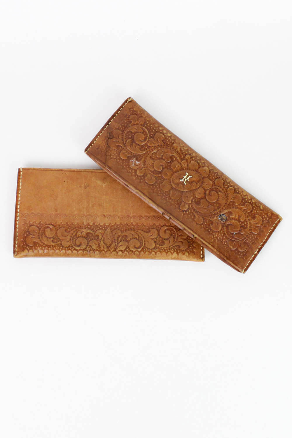 vintage tooled leather 