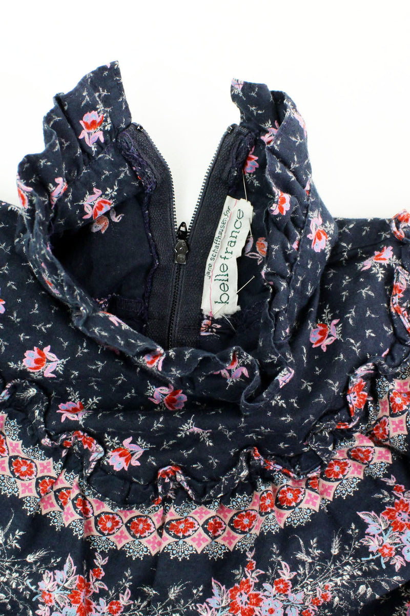 mixed print dress