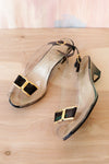 Magdesians Clear Bow Wedges 7.5