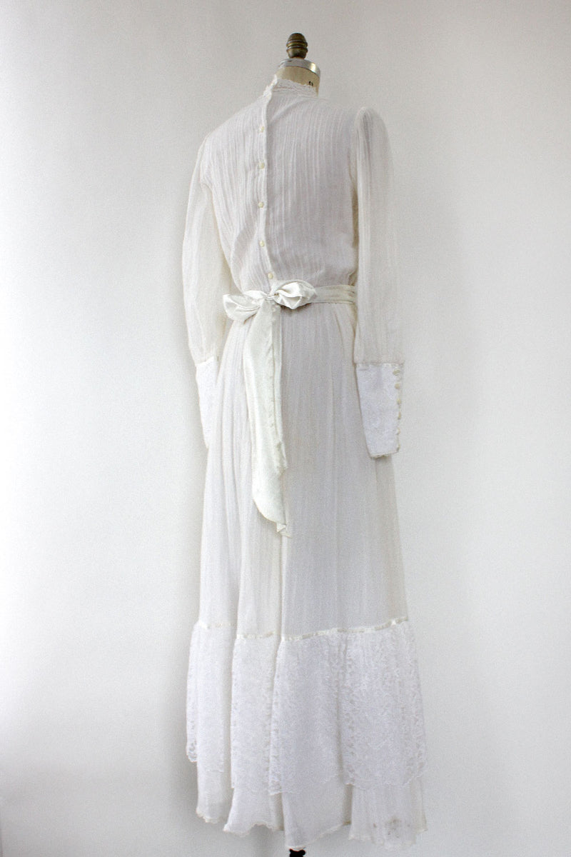 Gunne Sax White Lawn Dress OMNIA Gunne Sax White Lawn Dress OMNIA