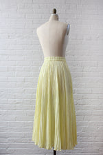 Buttercup Silk Crinkle Skirt M/L
