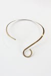 Curled Brass Choker