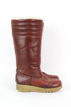 70s Leather Winter Boots 7