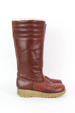 70s Leather Winter Boots 7