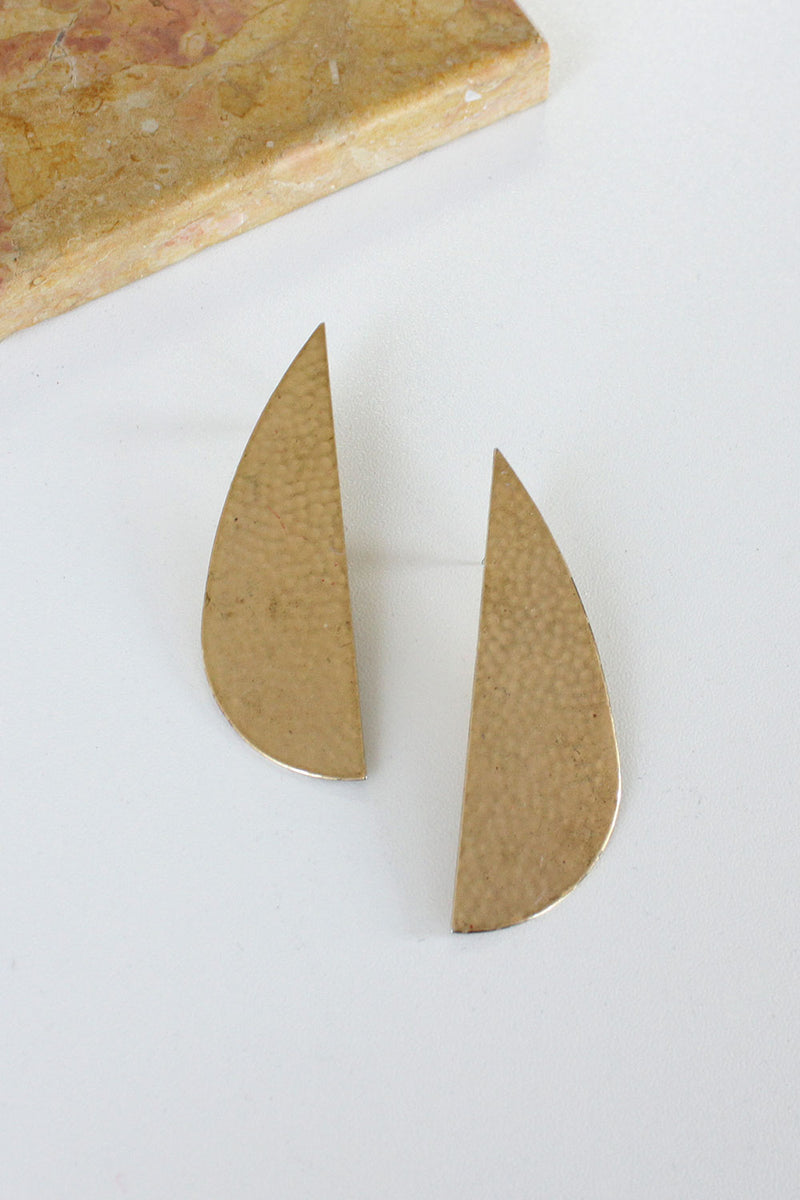 Hammered Shape Earrings