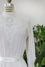 Gunne Sax White Lawn Dress