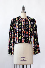 Teacups & Pears Crop Jacket XS/S