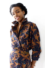 Pheasant Print Two Piece Set S/M