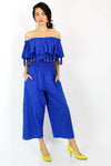 off shoulder jumpsuit