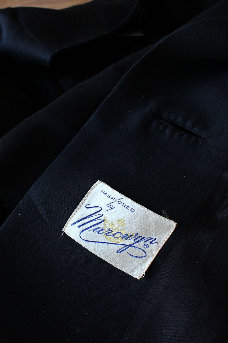 Voluminous Black Swing Jacket XS-M