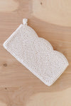 BonSoir Pearly Beaded Clutch