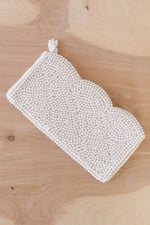 BonSoir Pearly Beaded Clutch