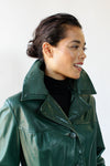Forest Leather Coat M