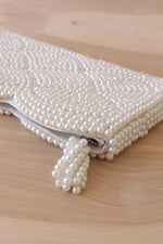 BonSoir Pearly Beaded Clutch