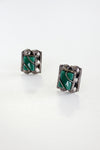 Jade Glass Screw-Back Earrings
