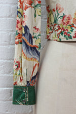 Cotton Chintz Floral Crop Jacket XS/S