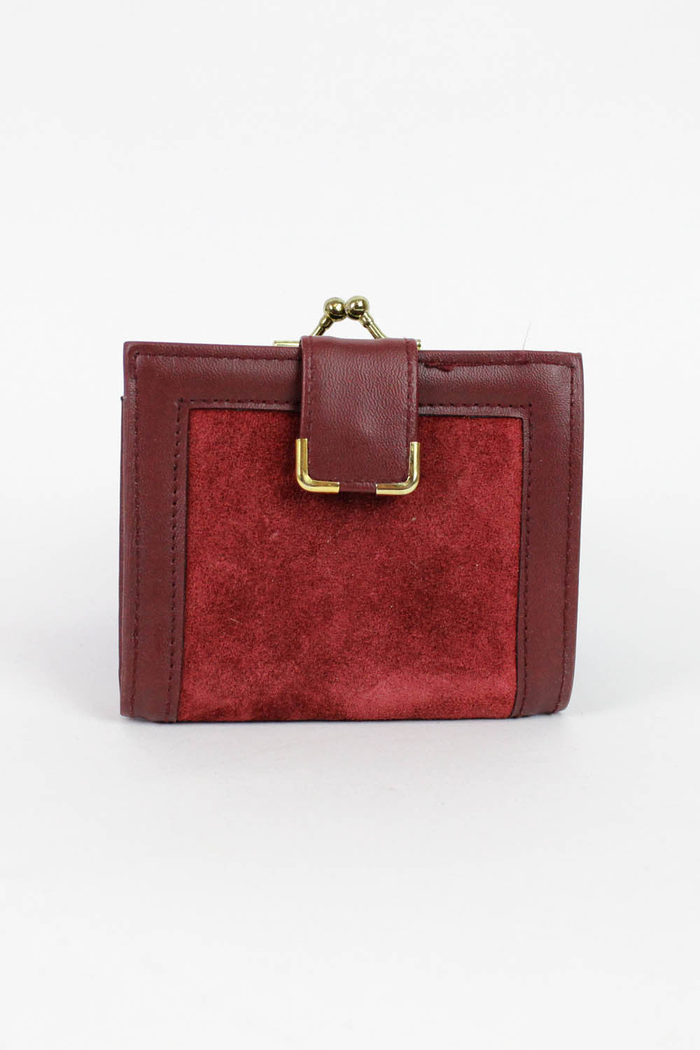 burgundy suede wallets 