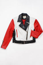 Colorblock Moto Jacket M
