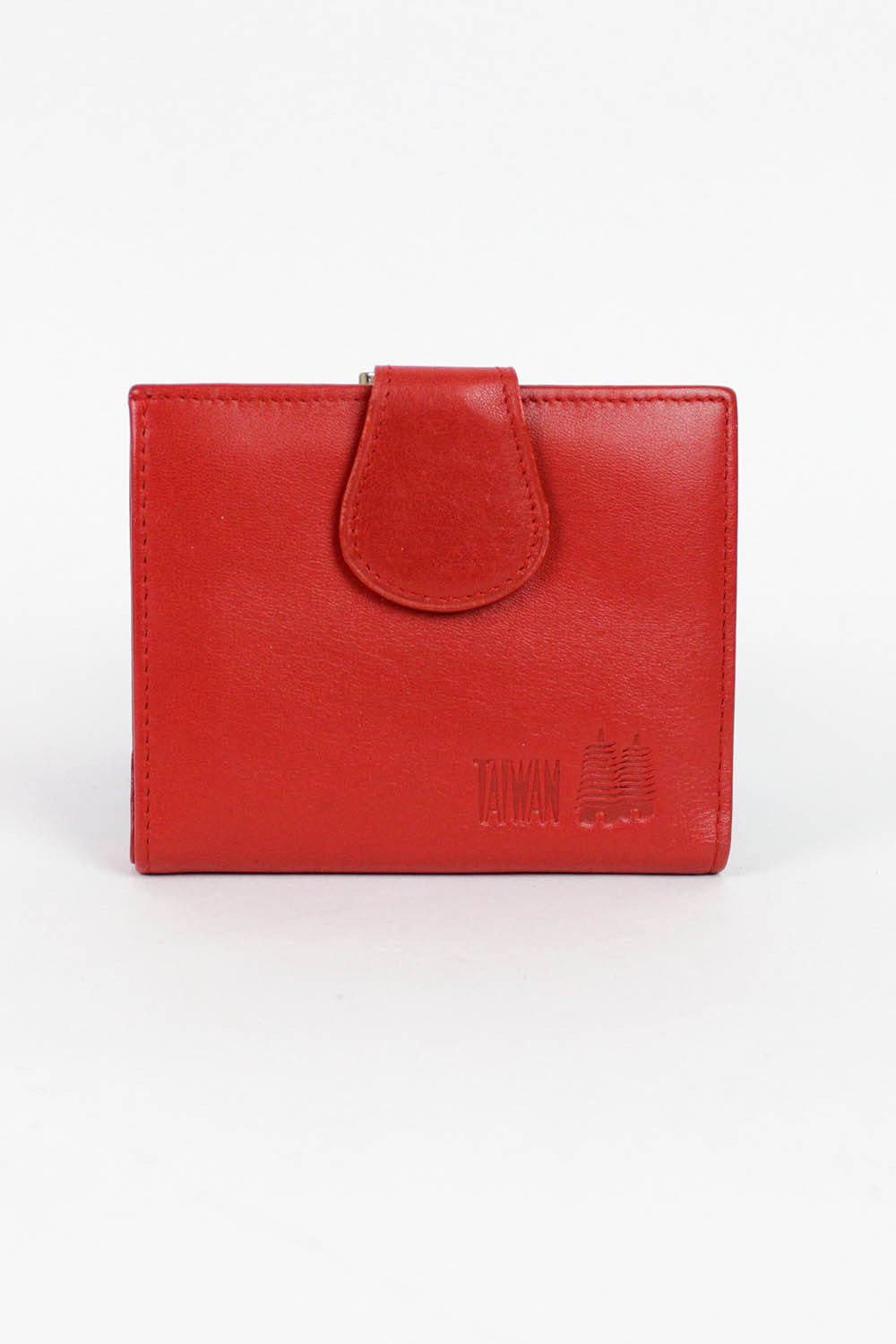 red leather wallet