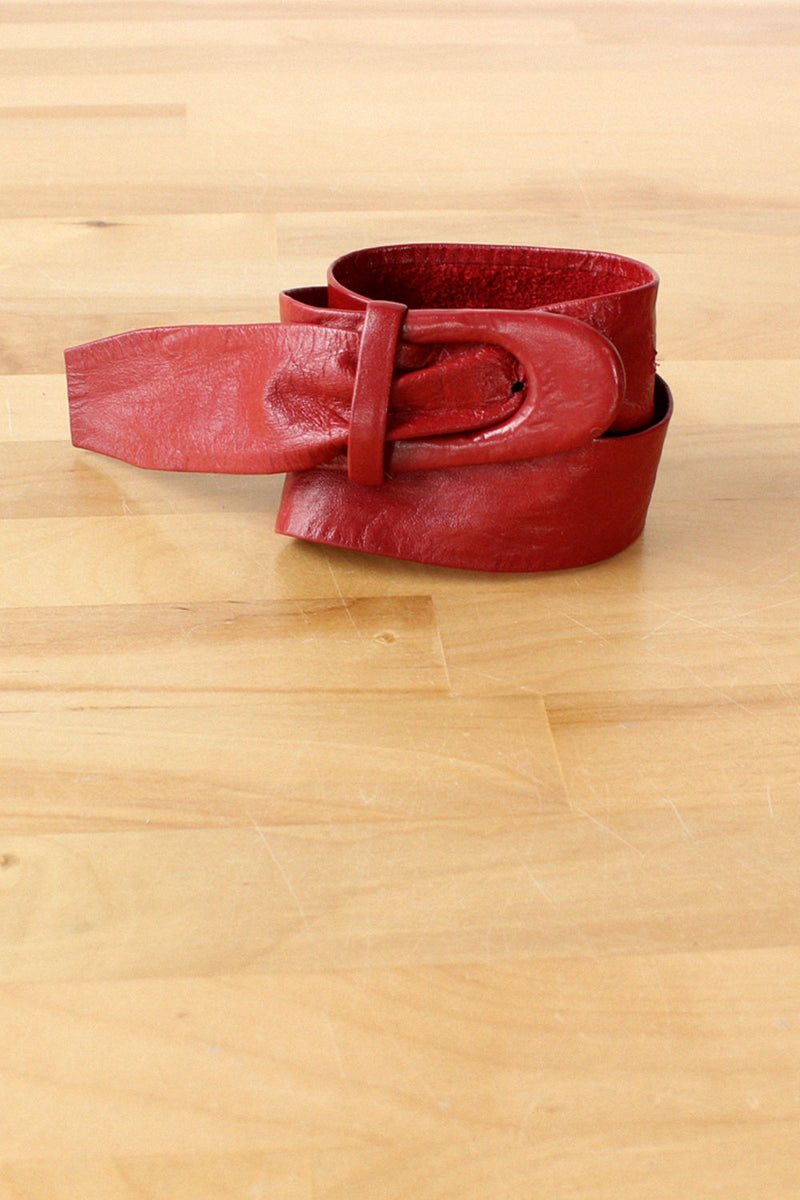 Anne Klein Burgundy Waist Belt