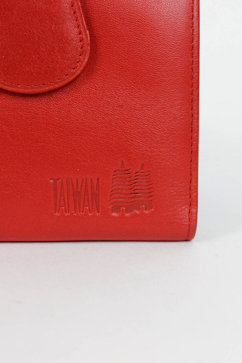 leather wallet vintage detail