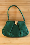 Emerald Green Dagger Lock Purse