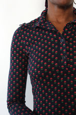 DVF Flower Bud Turtleneck Dress XS/S