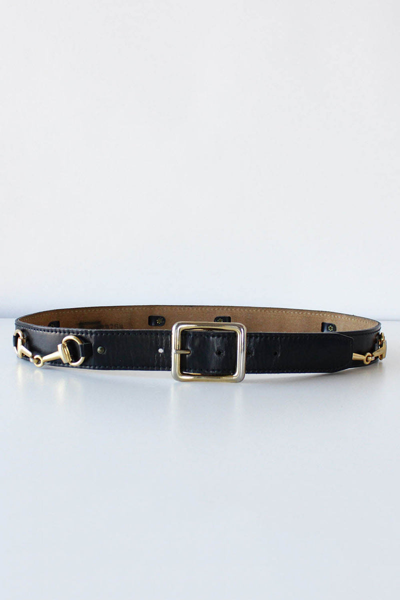 Horsebit Leather Belt
