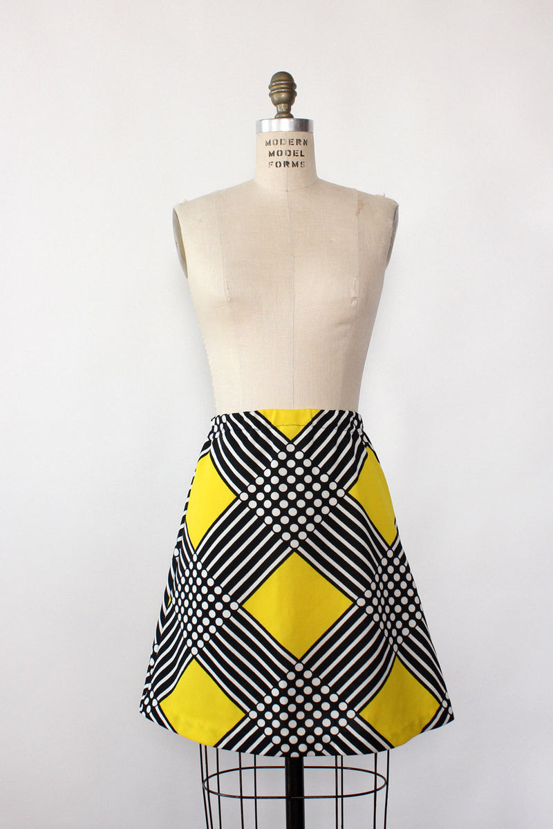 Op Art Flared Mini XS/S