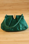 Emerald Green Dagger Lock Purse