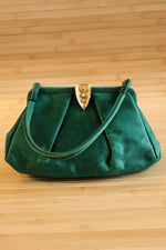Emerald Green Dagger Lock Purse
