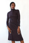 DVF Flower Bud Turtleneck Dress XS/S