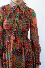 Jonathan Logan Patchwork Print Dress S