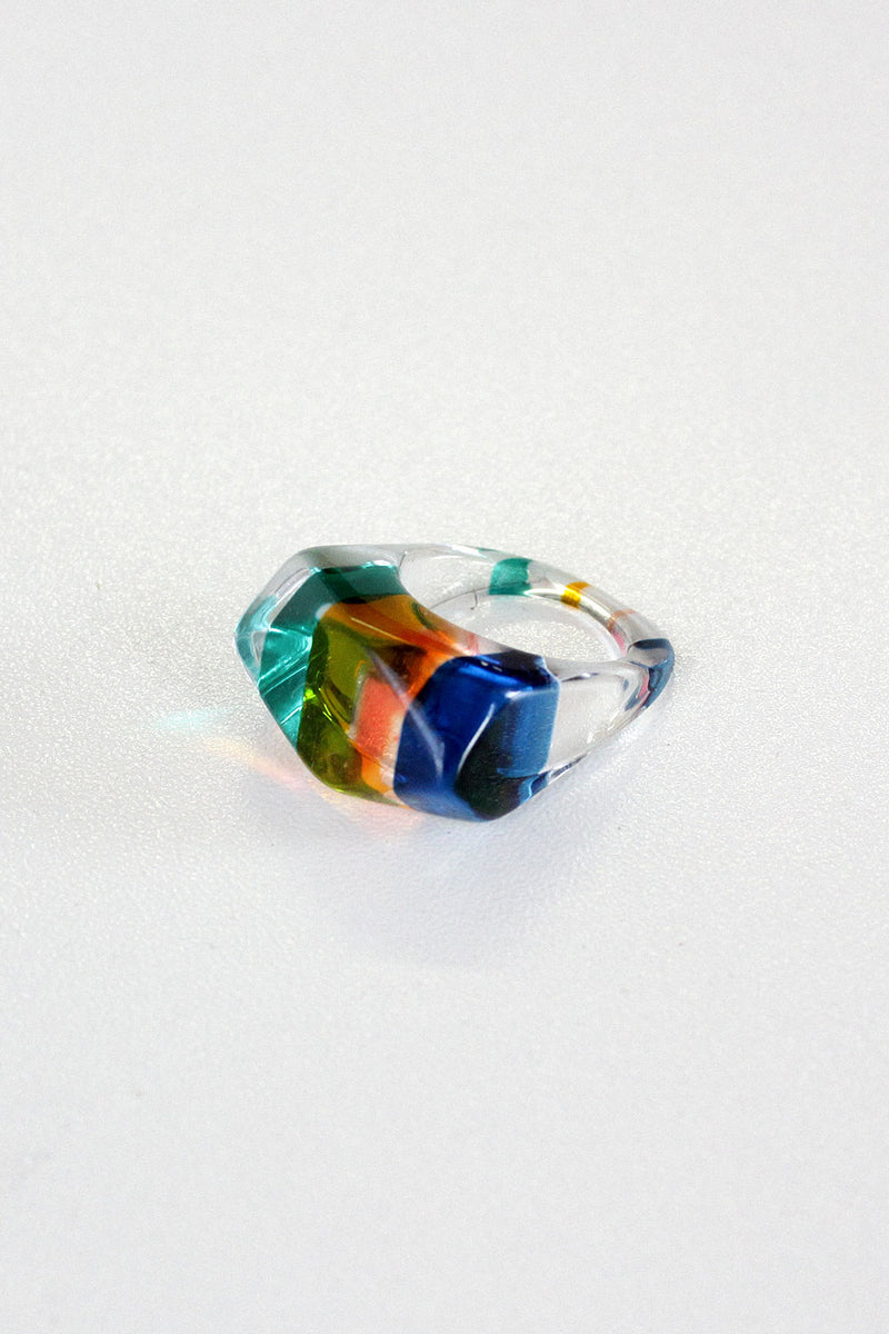 Rainbow Rock Ring