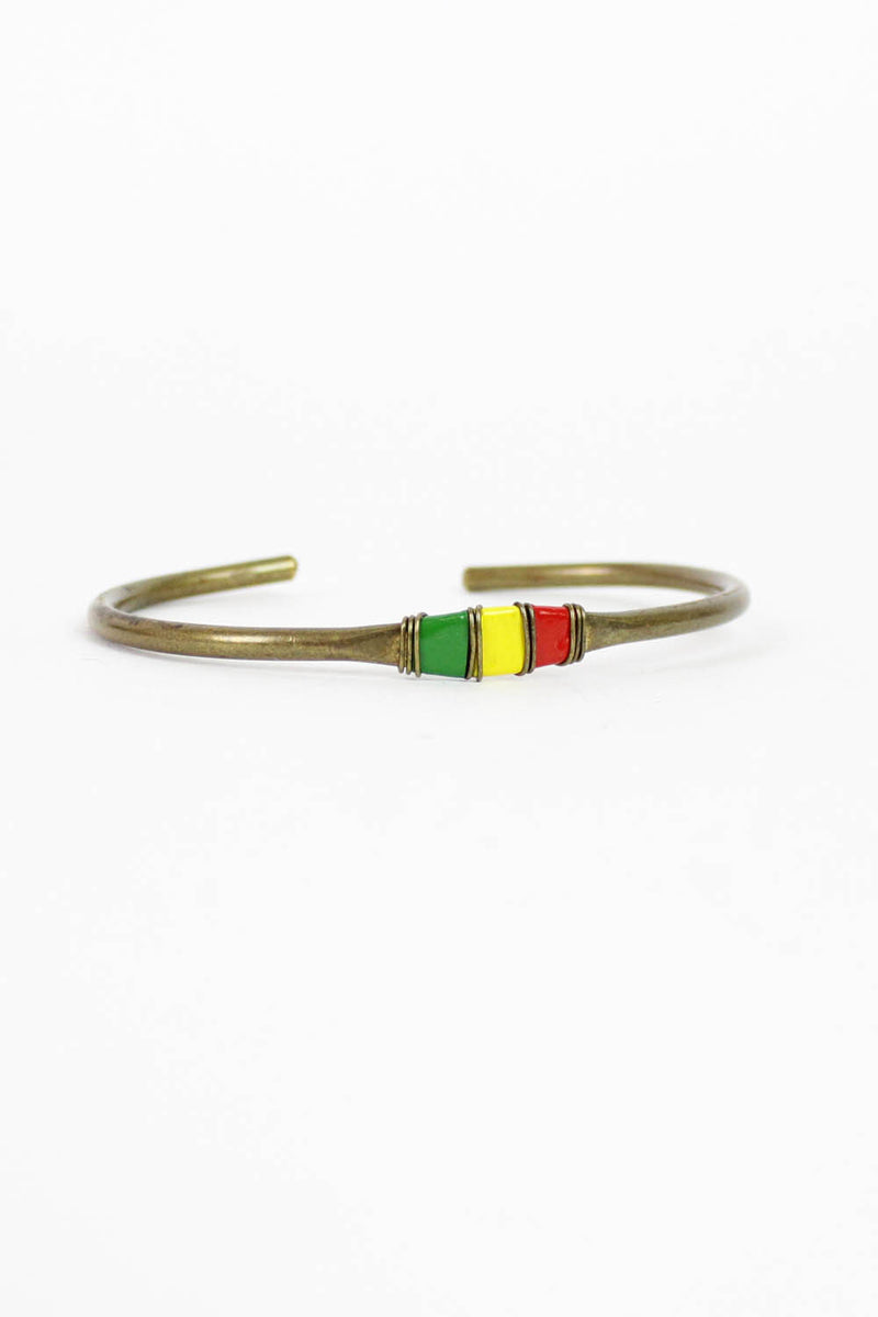 Brass Rasta Cuff