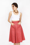 Raspberry Wrap Skirt XS