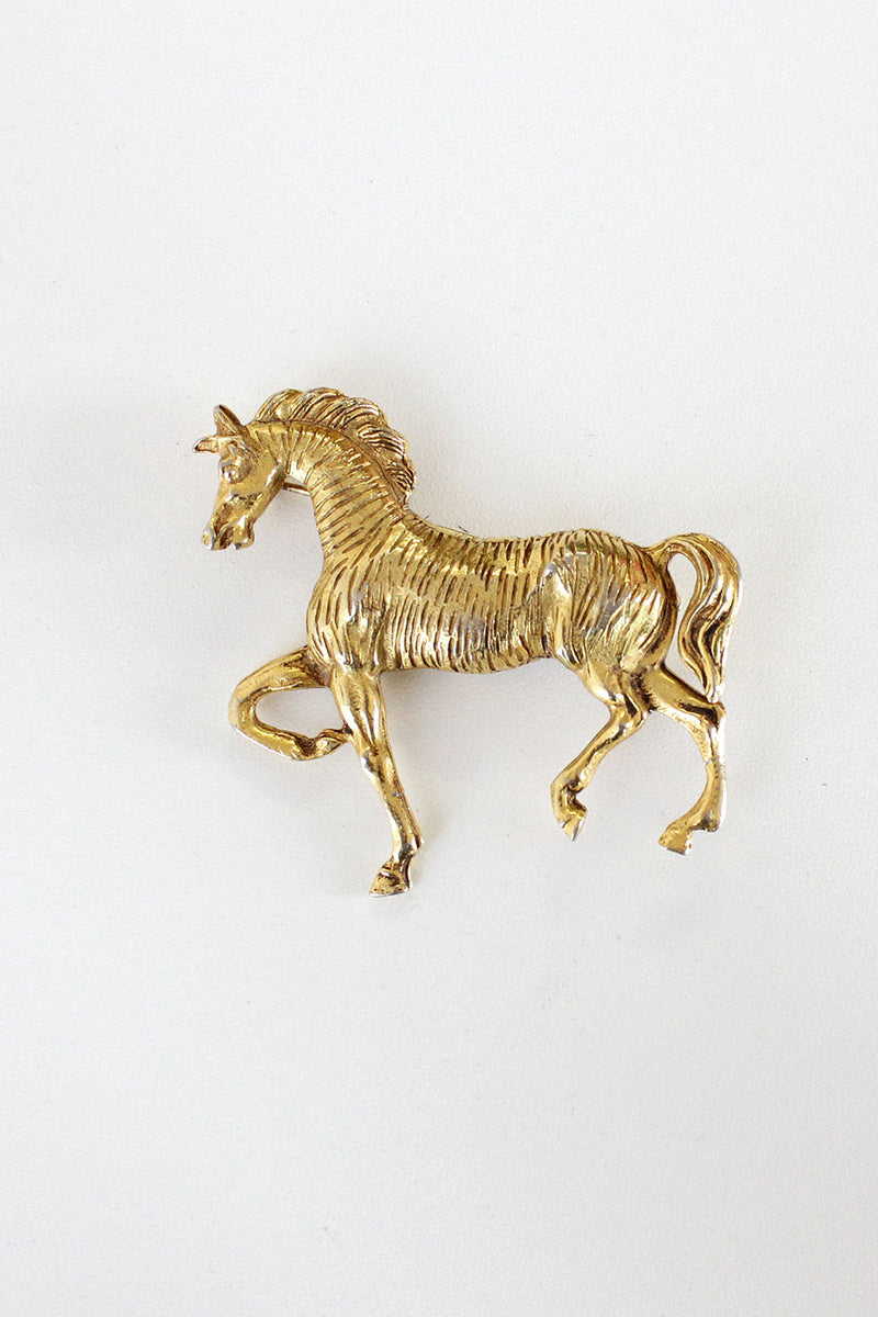 Golden Horse Pin