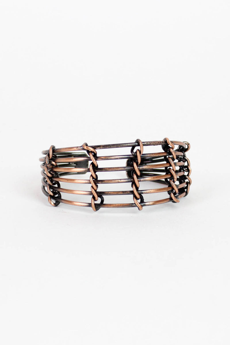 Sale / Copper Cage Cuff
