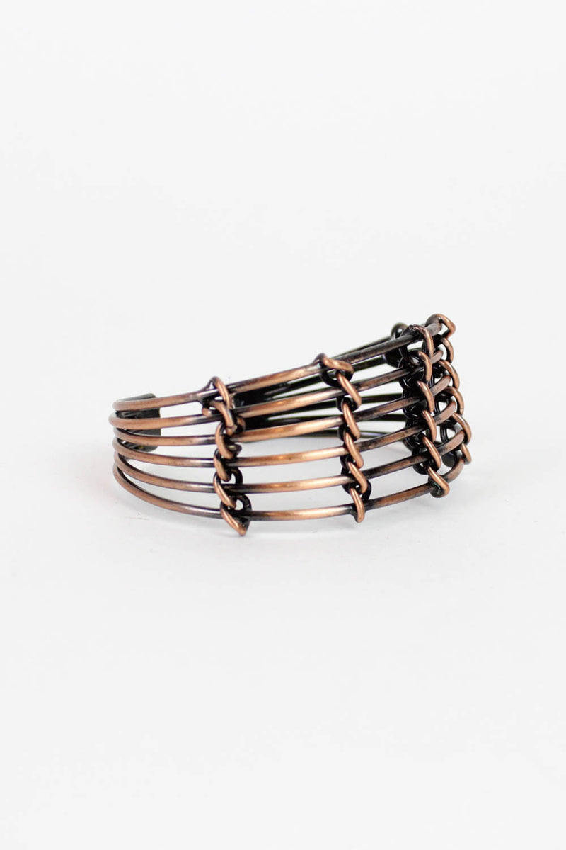 Sale / Copper Cage Cuff
