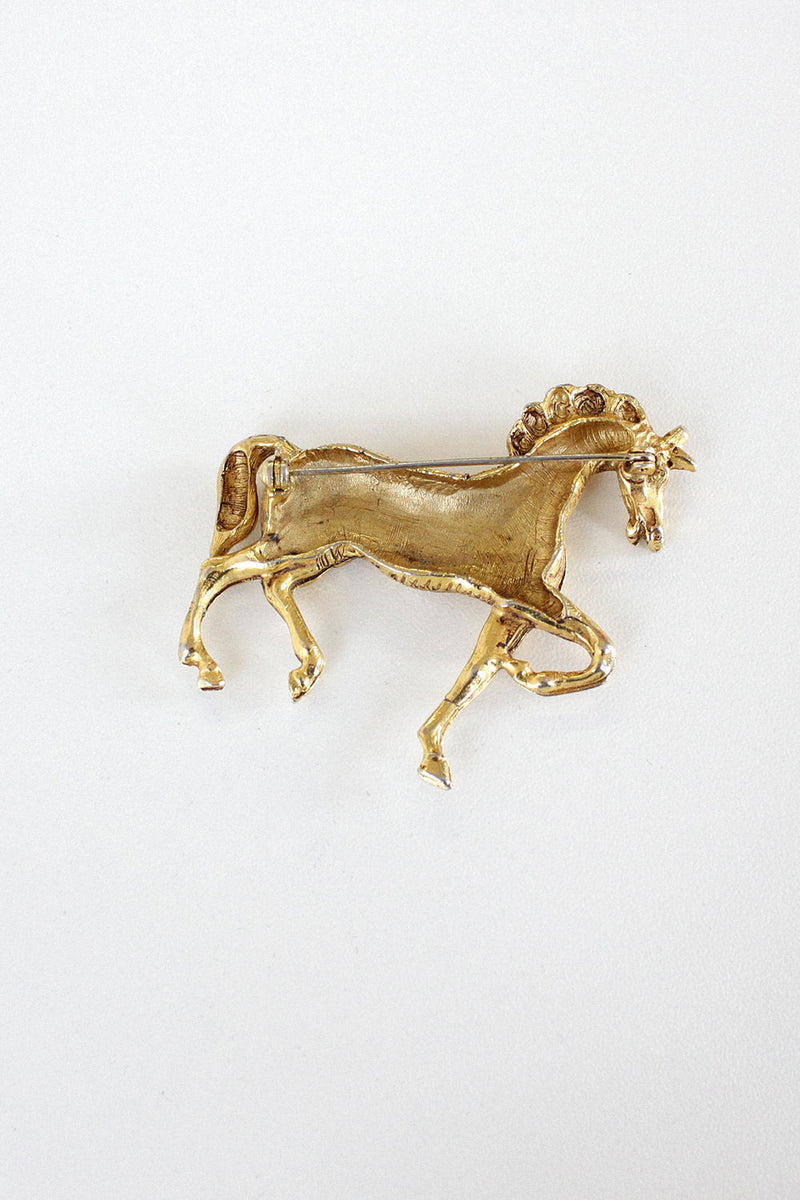 Golden Horse Pin